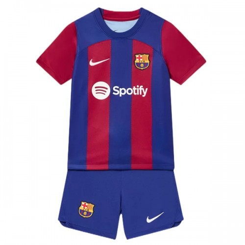 Barcelona Fotballdrakt Hjemme Fotballdrakt Barn 2023/24 
